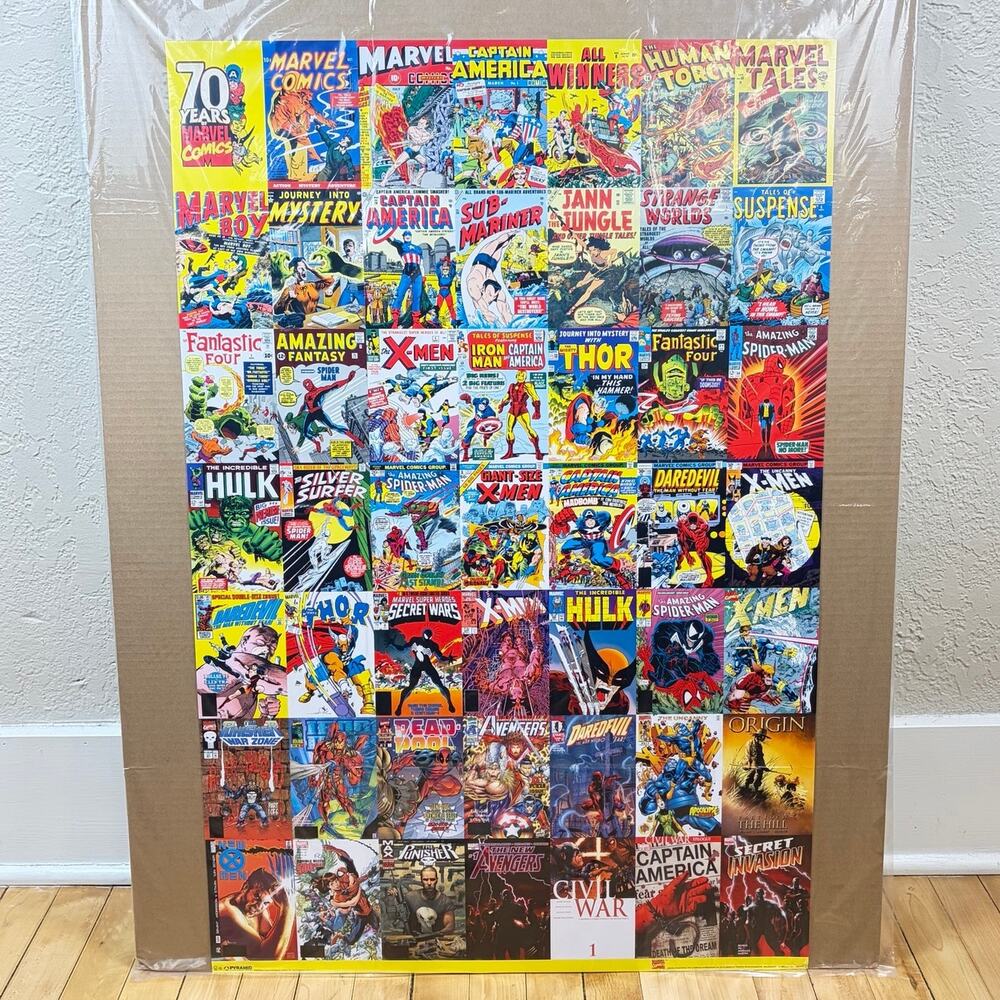 Marvel Comics Vintage Style Poster 24" x 36"